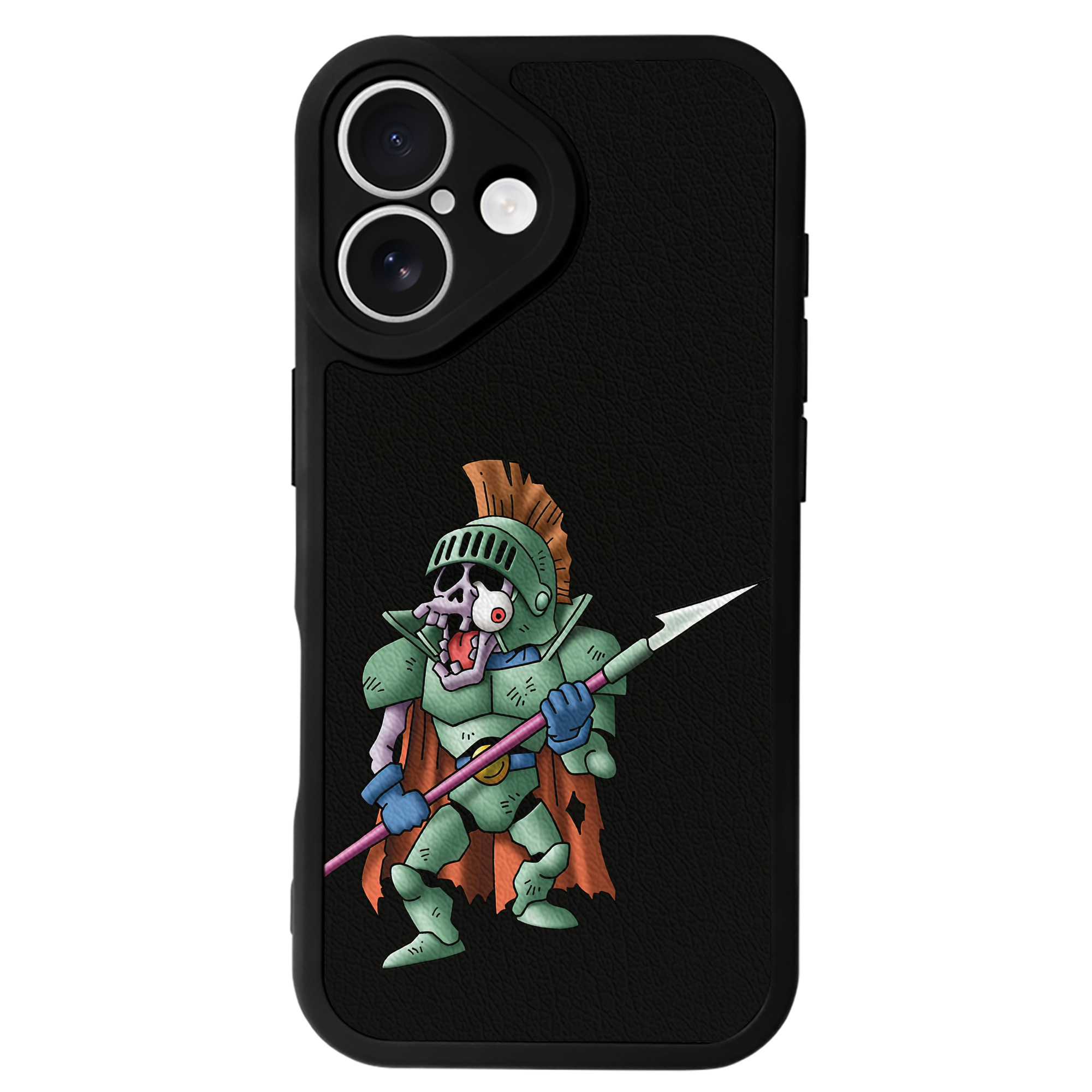 （画像用） ドラゴンクエスト Doragon Kuesuto Dragon Quest 【iPhone 16シリーズ対応】シリコンスマホケース（レザー調） 材質：シリコン
